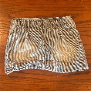 Arizona Jean Company Black and White Striped Skirt